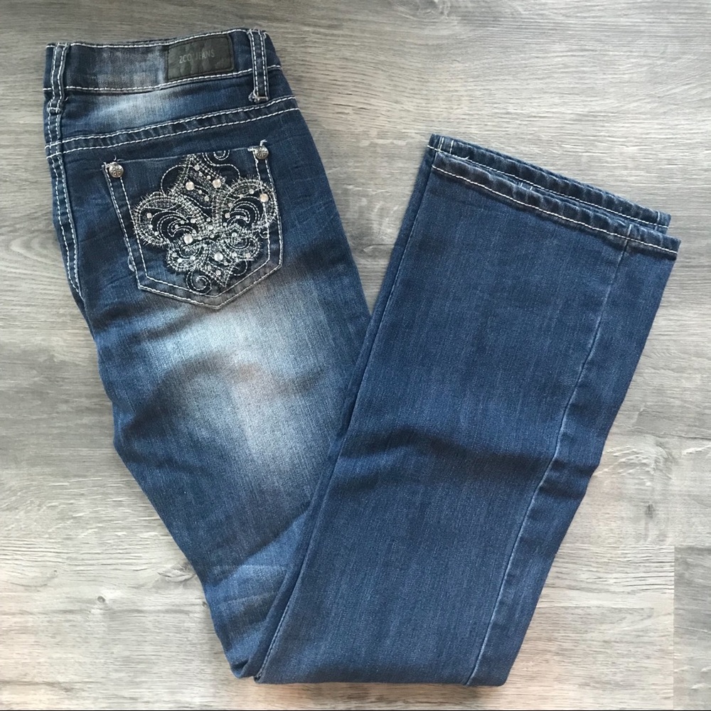 ZCO Embellished Bootcut Jeans